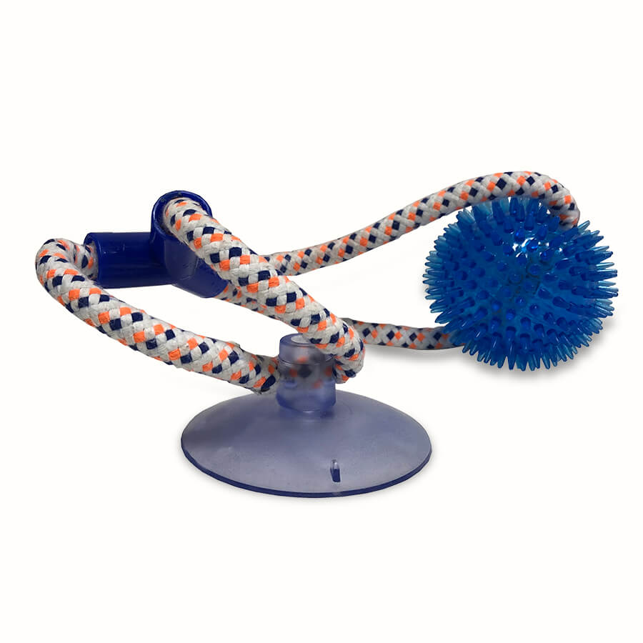 BALLE POUR CHIEN INTERACTIVE AVEC VENTOUSE gallery