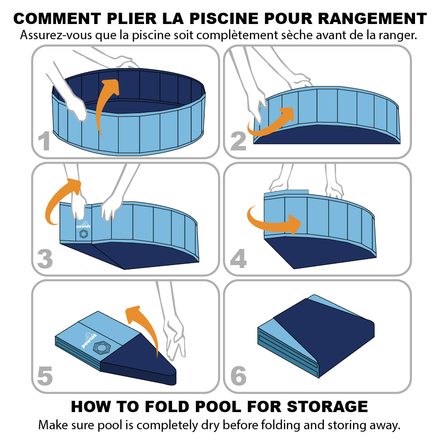 PISCINE PORTABLE ET PLIABLE POUR ANIMAUX DE COMPAGNIE gallery